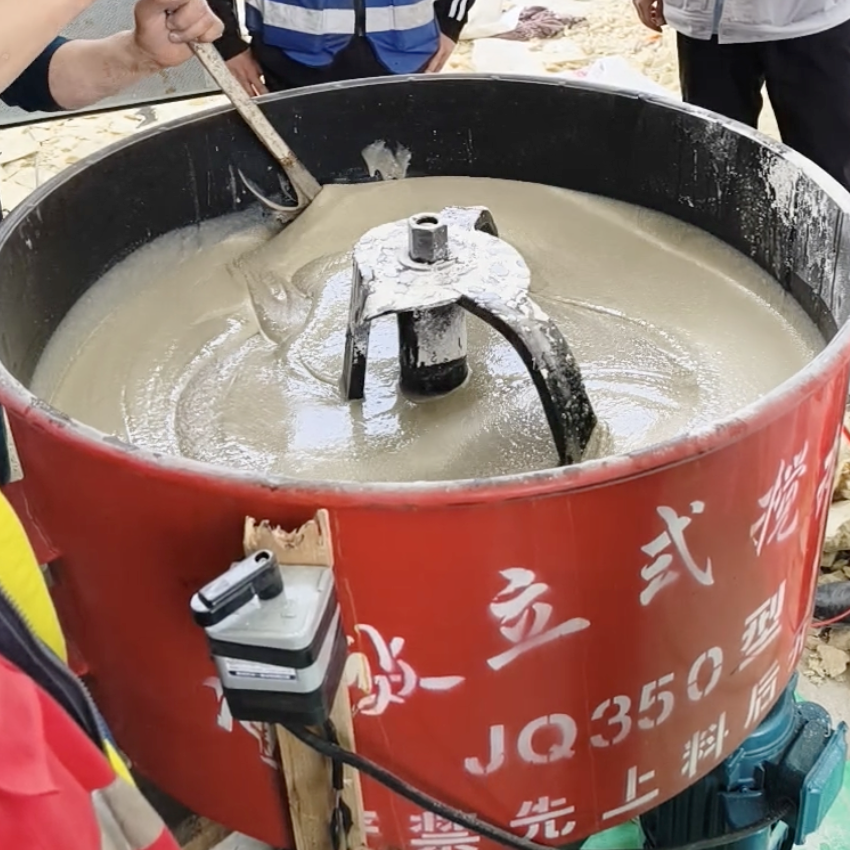 井冈山汽轮机余热压缩机导热油设备底座耐高温环氧树脂灌浆料